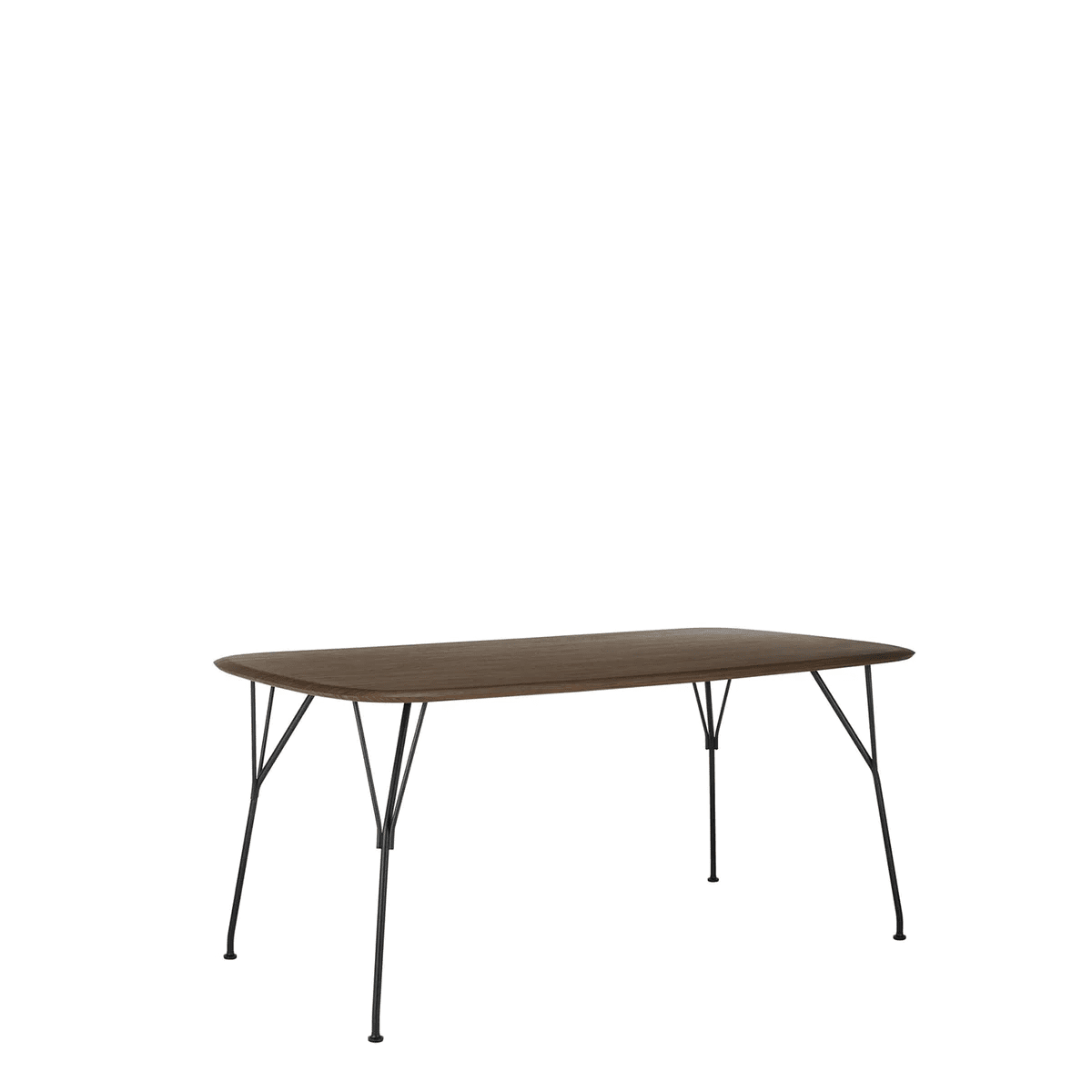 Viscount Of Wood (190x90cm) Stools Kartell Walnut/Black