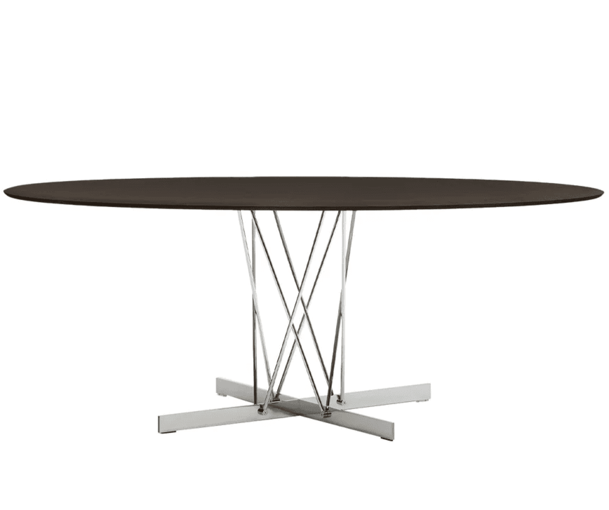 Viscount Of Wood (192x118cm) Stools Kartell Brown/Chrome