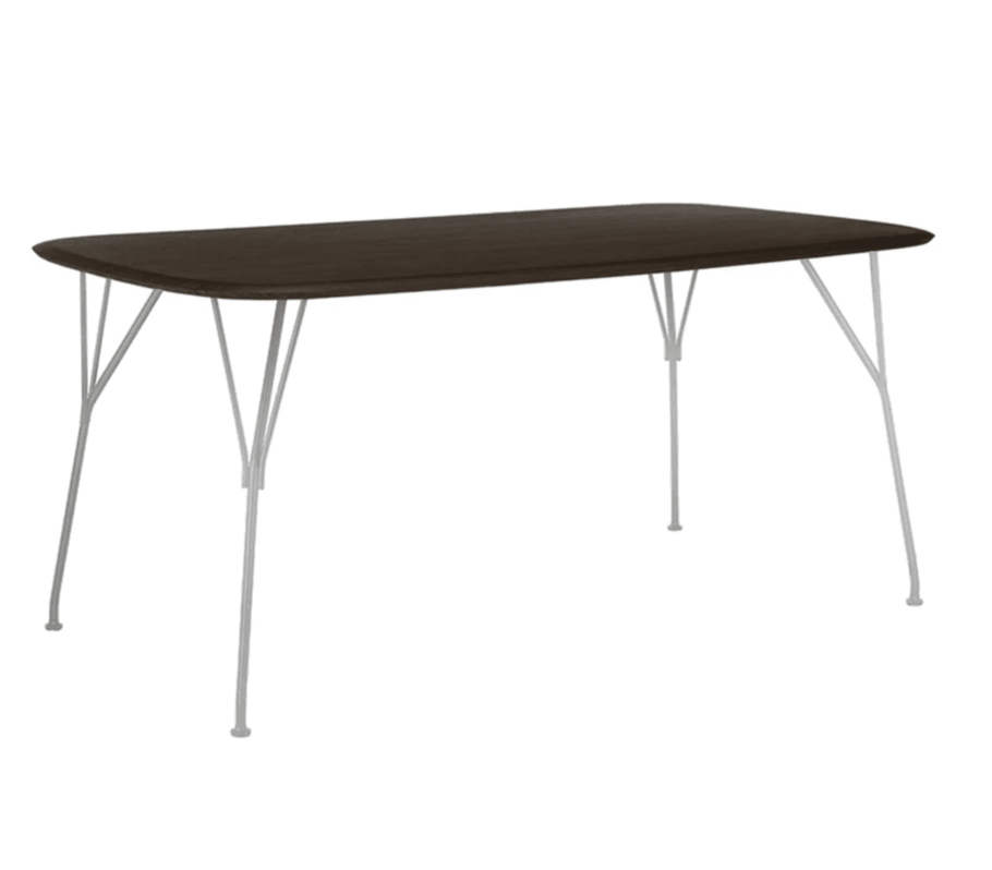 Viscount Of Wood (240x100cm) Stools Kartell Brown/Chrome