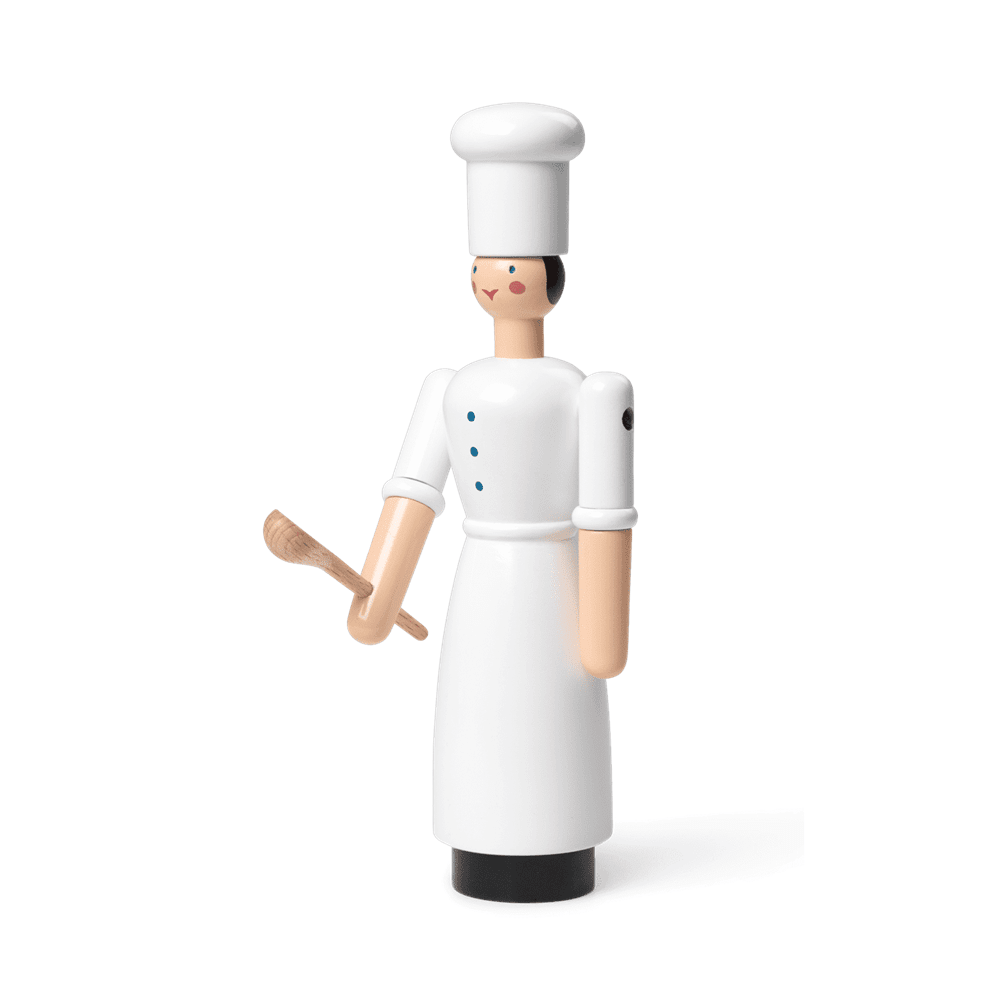 Cook Girl Figurine Wooden Animals Kay Bojesen