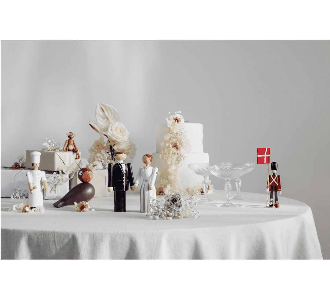 Cook Girl Figurine Wooden Animals Kay Bojesen