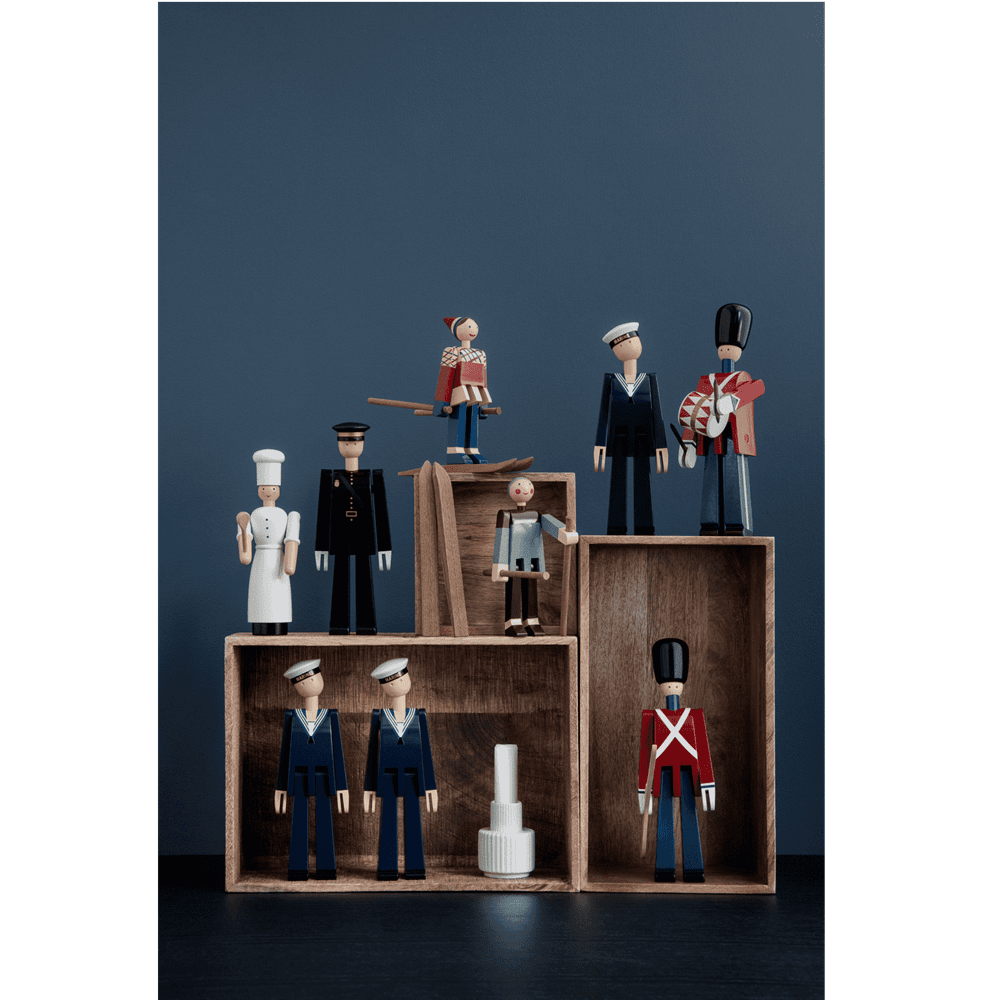 Cook Girl Figurine Wooden Animals Kay Bojesen