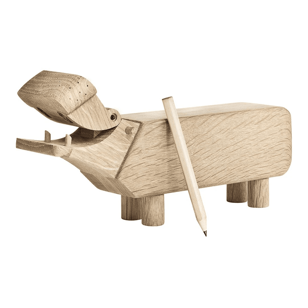 Hippo Figurine Wooden Animals Kay Bojesen