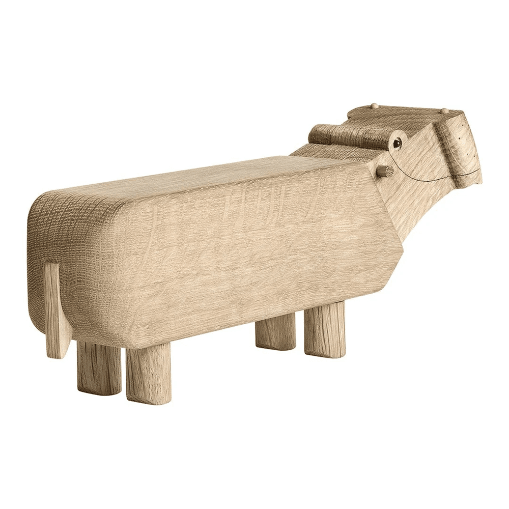 Hippo Figurine Wooden Animals Kay Bojesen