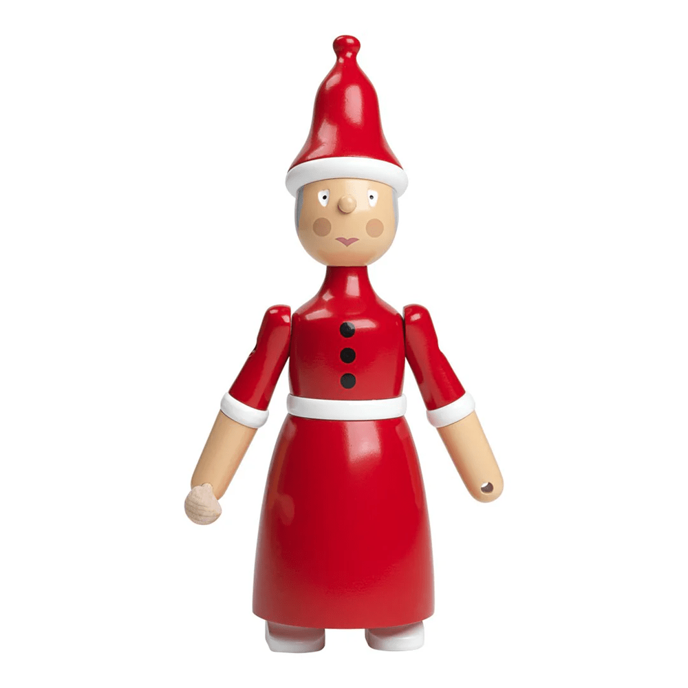 Mrs. Santa Claus Figurine Wooden Animals Kay Bojesen