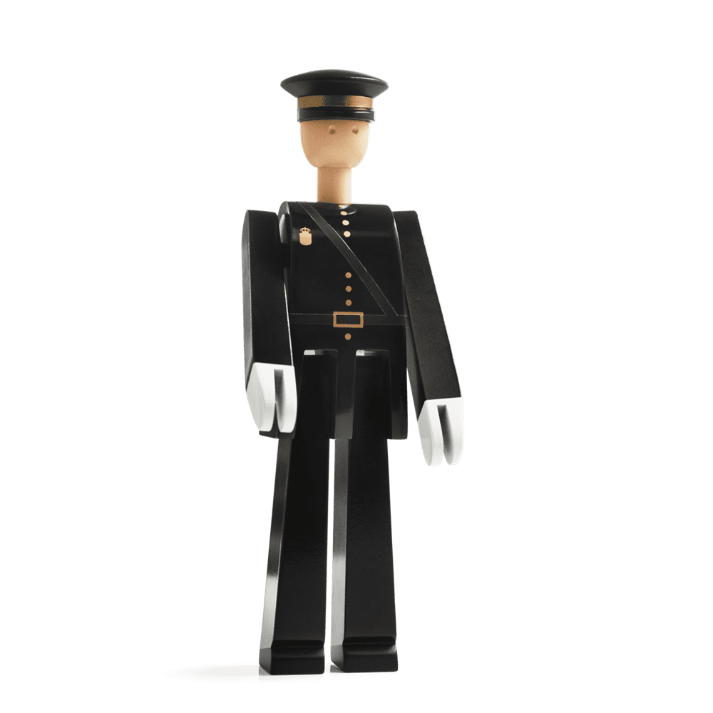 Police Officer Figurine Wooden Animals Kay Bojesen