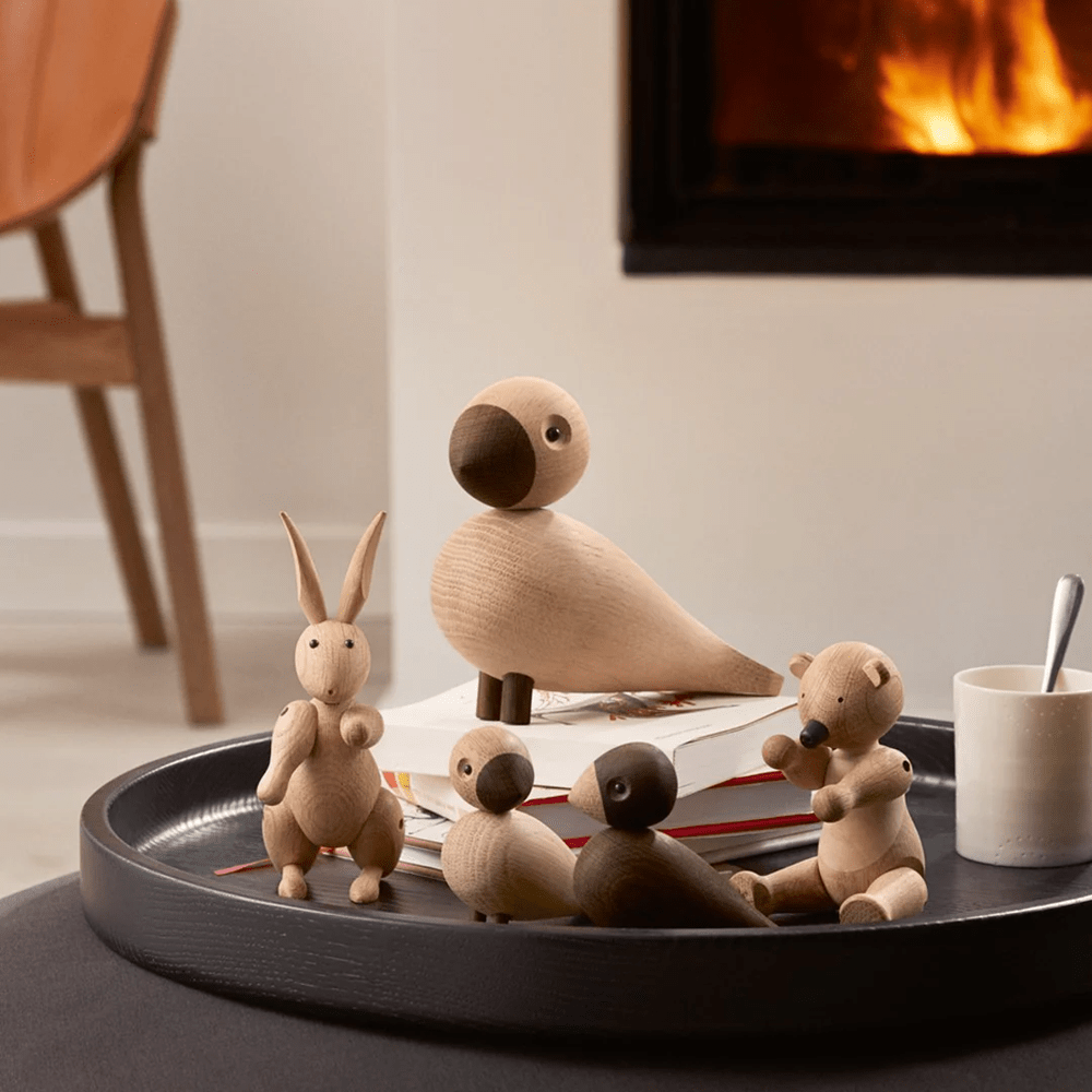 Rabbit Figurine Wooden Animals Kay Bojesen