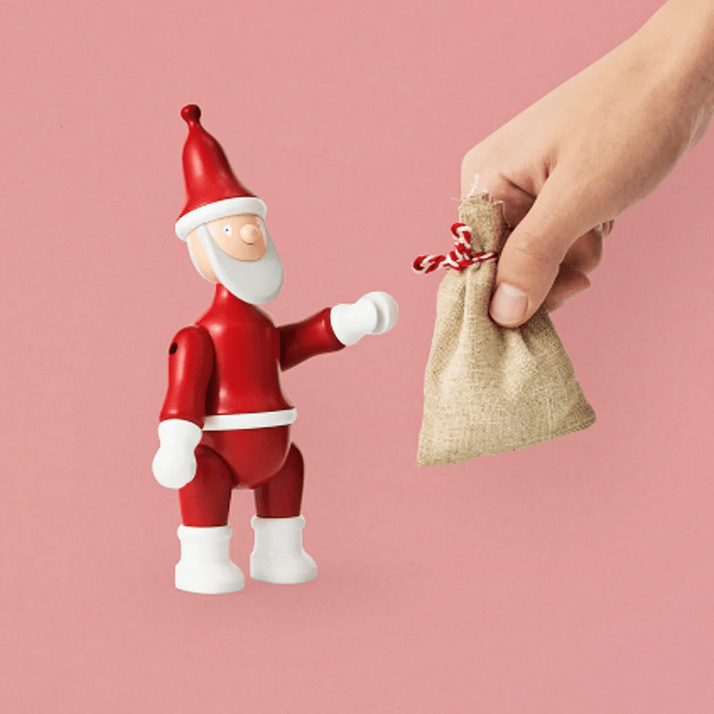 Santa Claus Figurine Wooden Animals Kay Bojesen