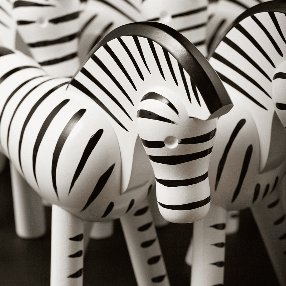 Zebra Figurine Wooden Animals Kay Bojesen