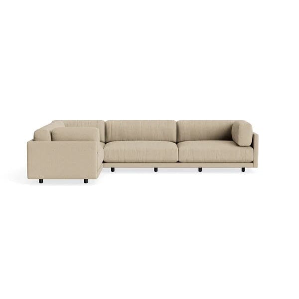 Sunday Sofa w/ Chaise Sofa BluDot Left Arm Kelso Camel