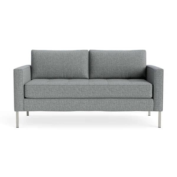 Paramount 66" Sofa Sofa BluDot Kvadrat Guest Grey Blue Stainless Steel