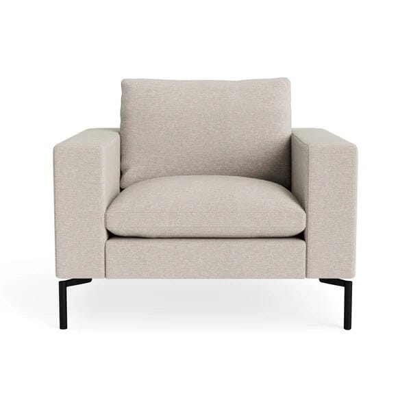 New Standard Lounge Chair lounge chair BluDot Landa Stone - Black Legs