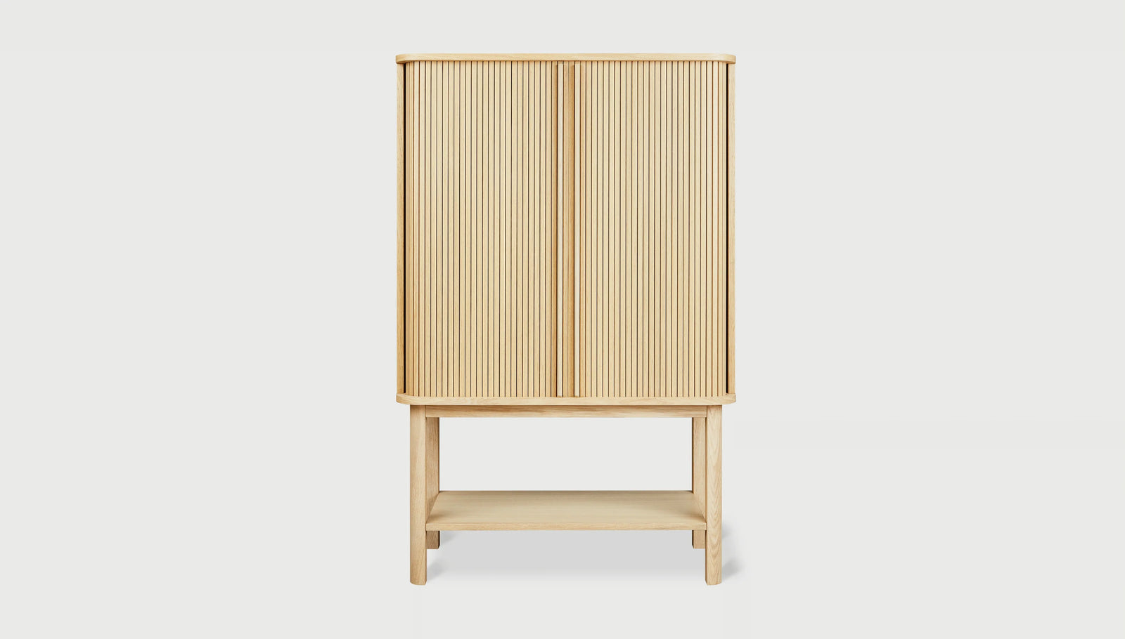Ledger Tall Cabinet Vintage Oak