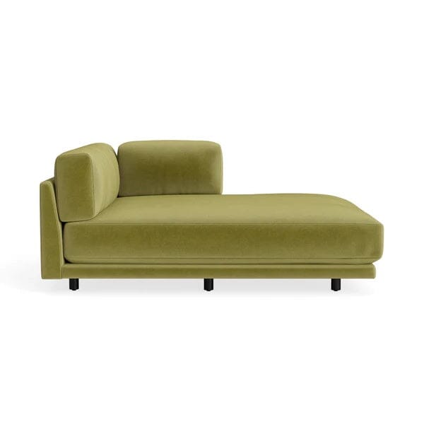 Sunday Chaise Chaise Longue BluDot Right Arm Loden Velvet