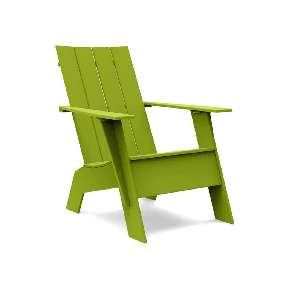 Adirondack Tall Flat Chair Chair Loll Designs Leaf Green