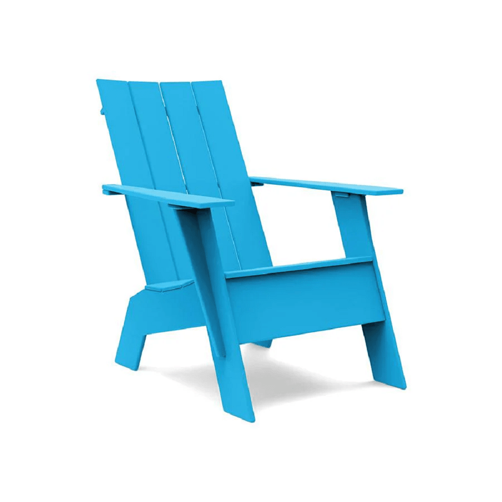 Adirondack Tall Flat Chair Chair Loll Designs Sky Blue