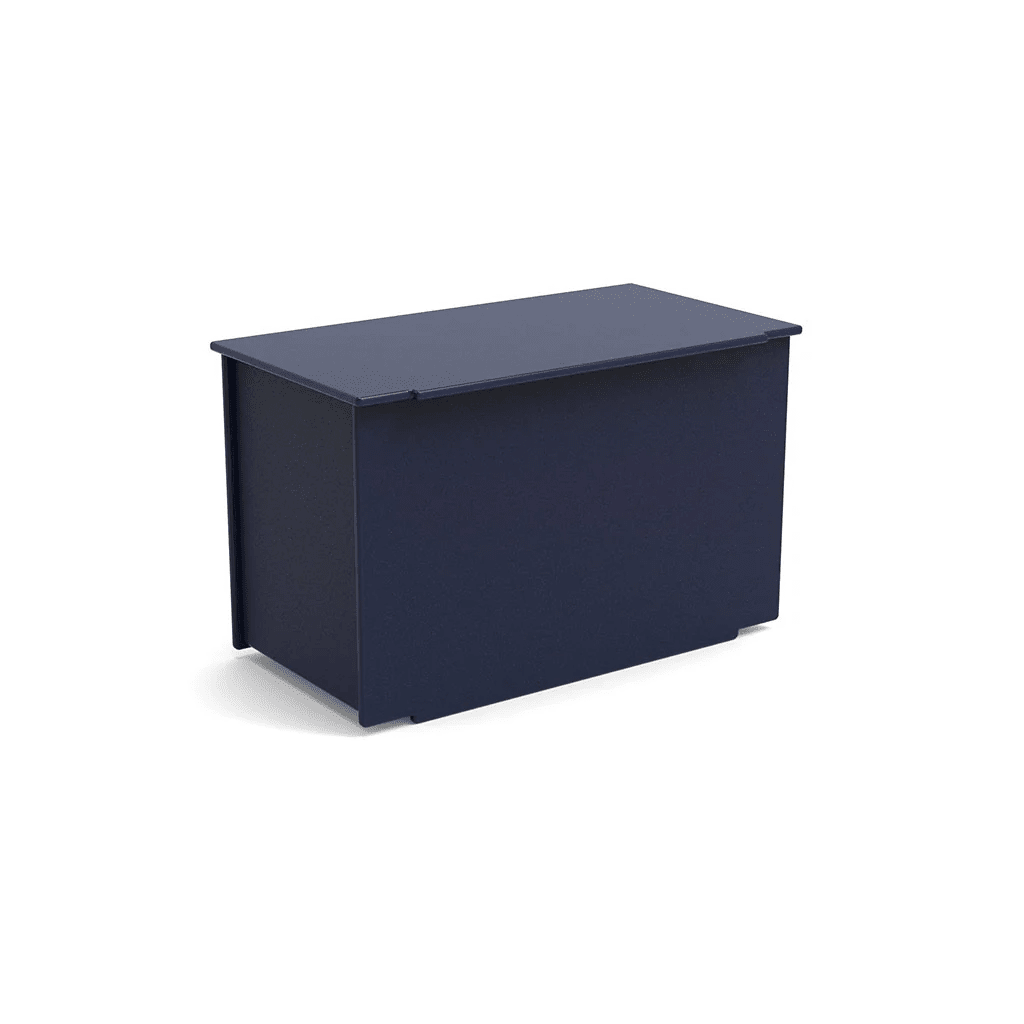Mondo Storage Box with Lid storage Loll Designs Double Navy Blue