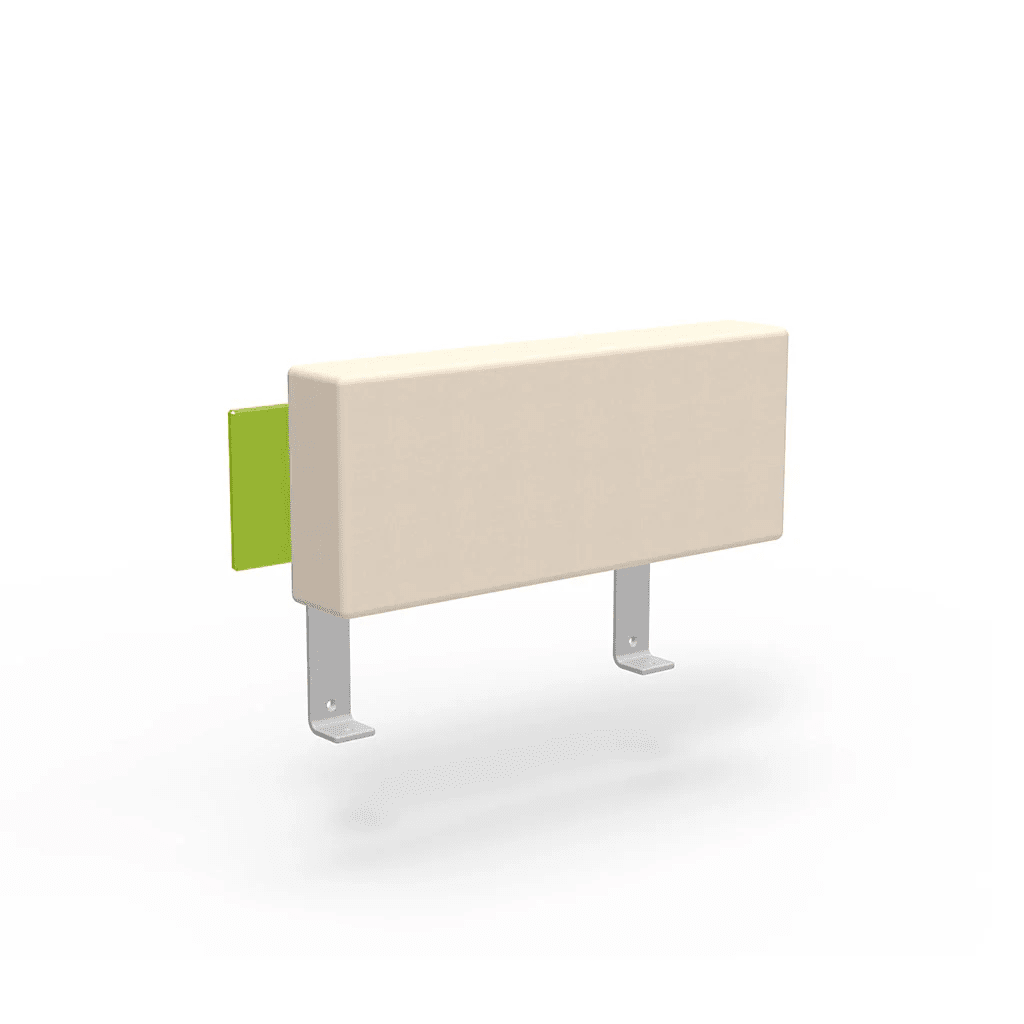 Platform One Accessory Arm Sofas Loll Designs Leaf Green Canvas Flax