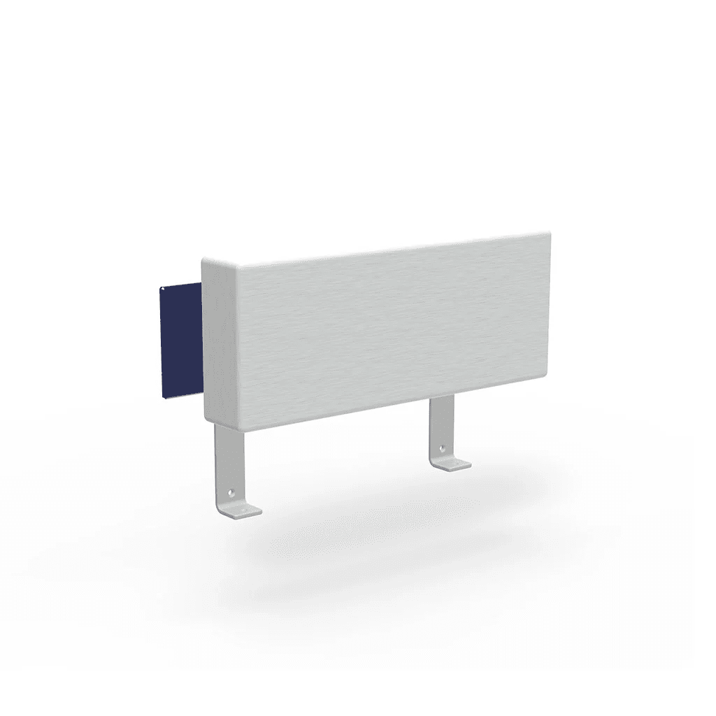 Platform One Accessory Arm Sofas Loll Designs Navy Blue Cast Silver