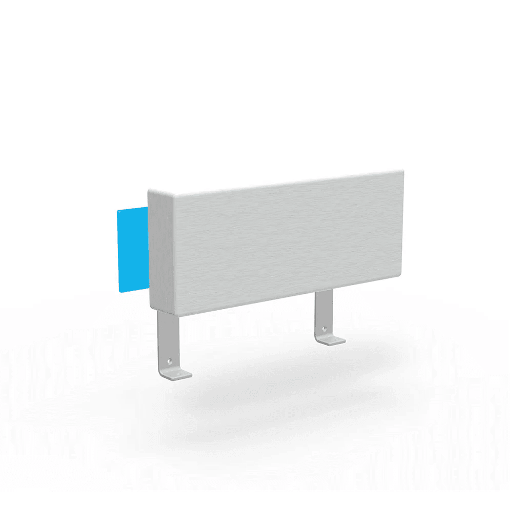 Platform One Accessory Arm Sofas Loll Designs Sky Blue Cast Silver