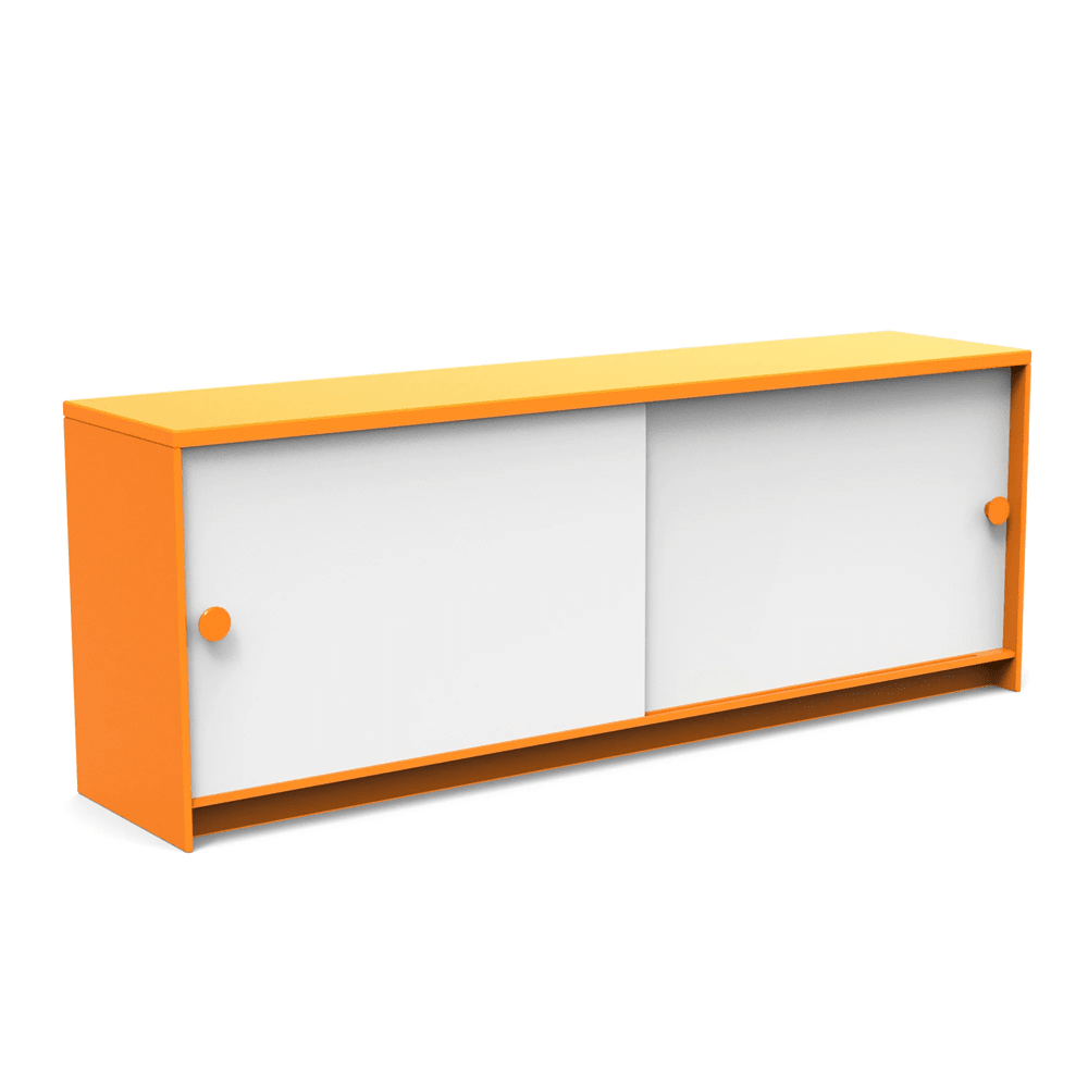 Slider Console Console Table Loll Designs Sunset Orange Cloud White