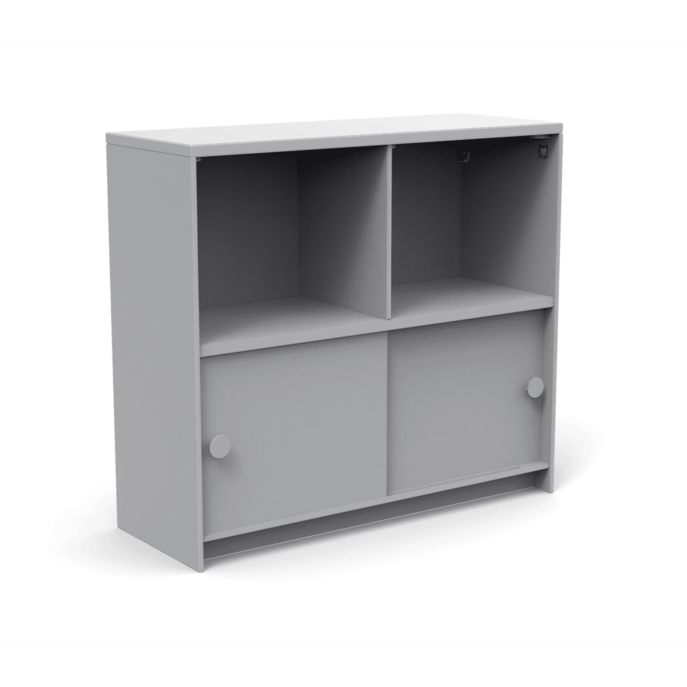 Slider Cubby Cabinet storage Loll Designs Driftwood Monochromatic