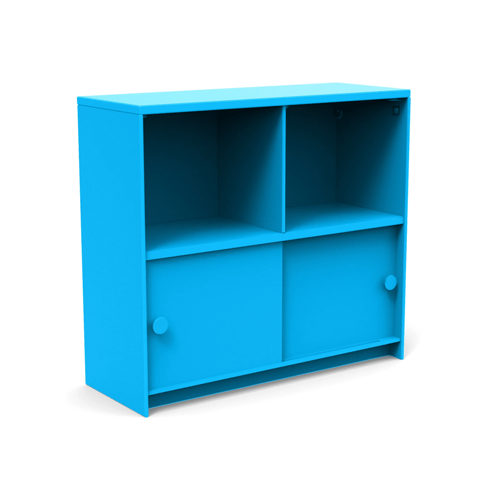 Slider Cubby Cabinet storage Loll Designs Sky Blue Monochromatic