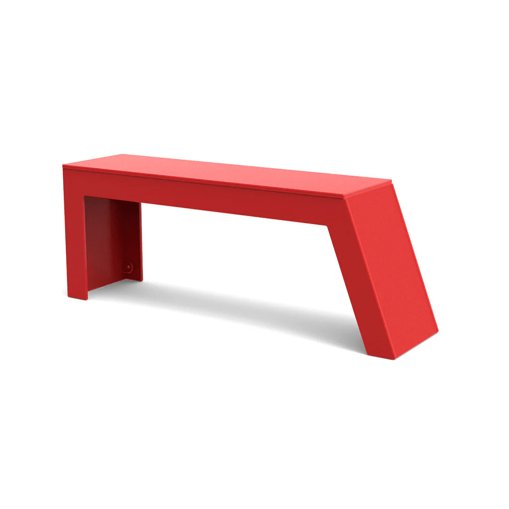 Tessellate Bench Benches Loll Designs Apple Red Slope
