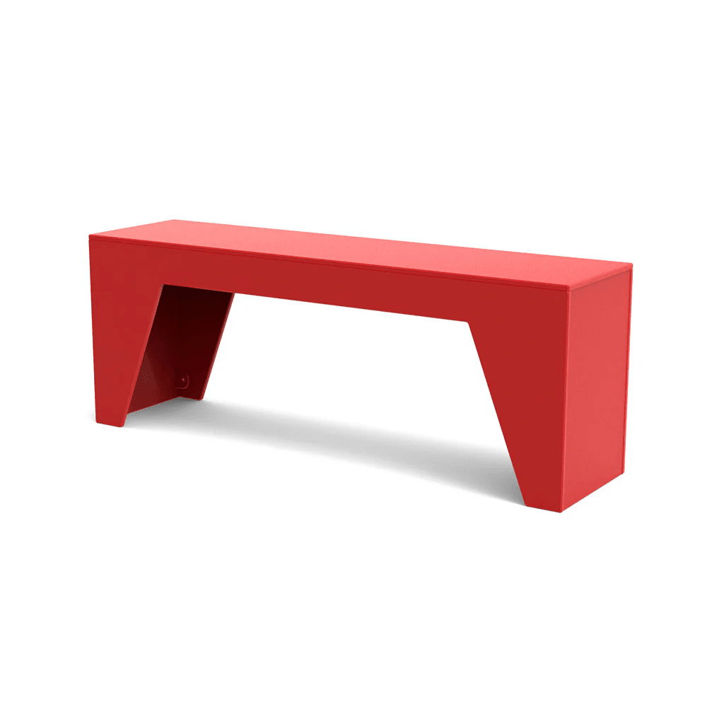 Tessellate Bench Benches Loll Designs Apple Red Wedge