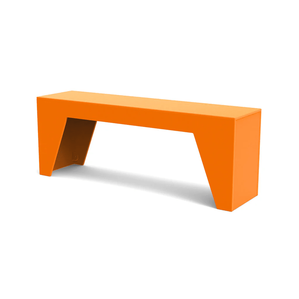 Tessellate Bench Benches Loll Designs Sunset Orange Wedge