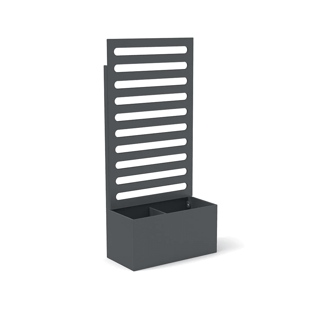 Trellis Planter planter Loll Designs Charcoal Grey
