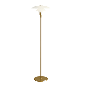 PH 3.5/2.5 Glass Floor Lamp Floor Lamps Louis Poulsen Brass Metalized 