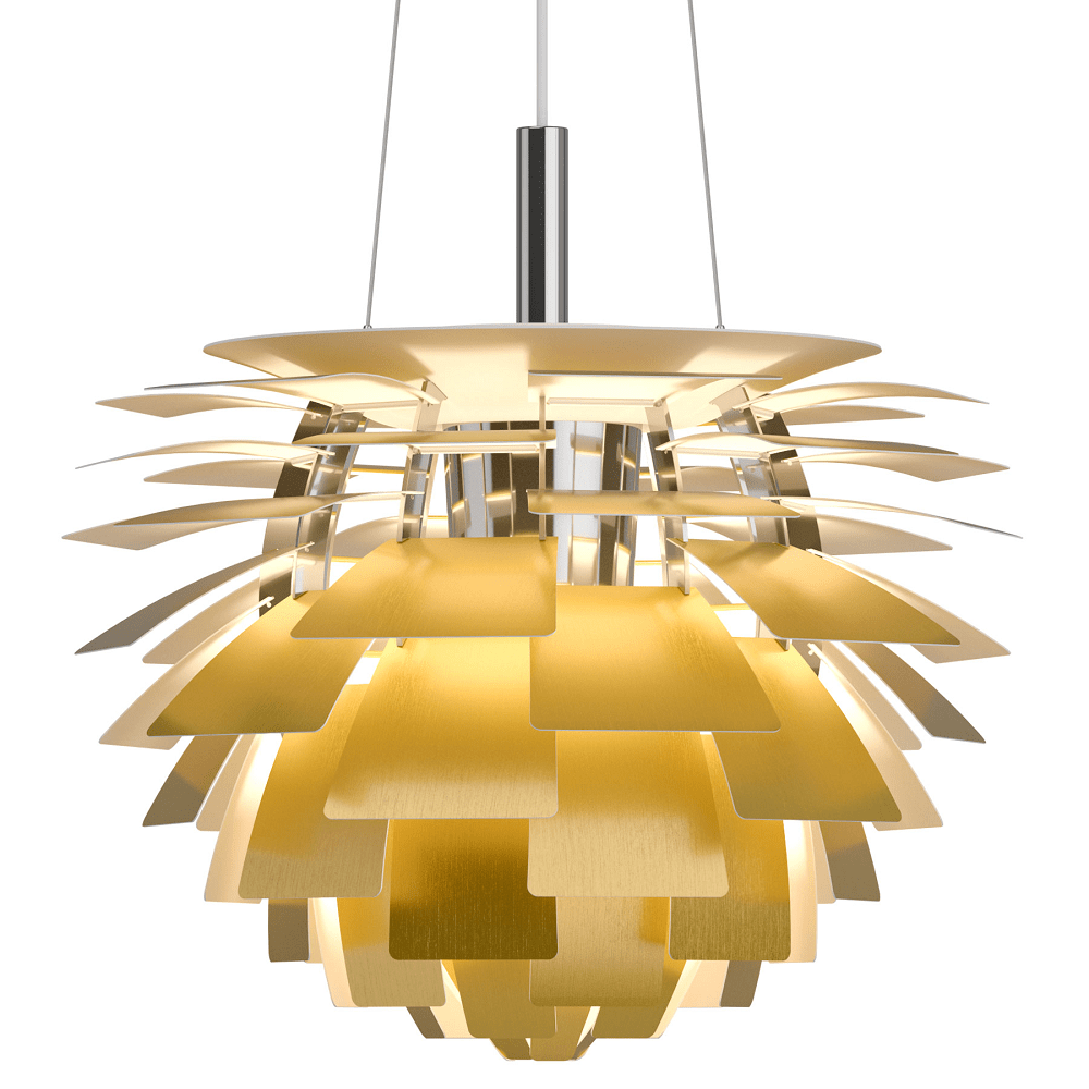 PH Artichoke Pendant hanging lamps Louis Poulsen Brass