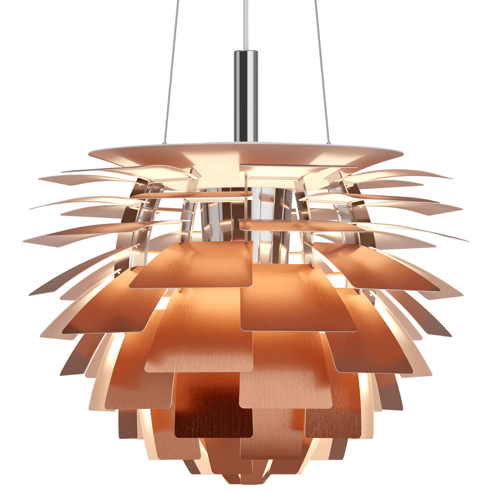 PH Artichoke Pendant hanging lamps Louis Poulsen Copper