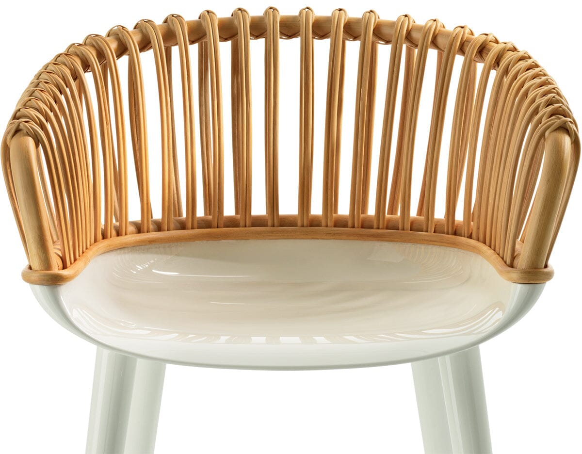 Cyborg Club Armchair With Wicker Back Side/Dining Magis