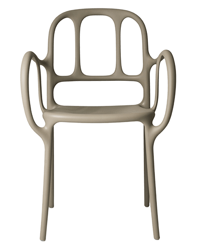 Magis Mila Stacking Chair 2-Pack Chairs Magis Beige