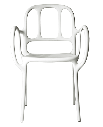 Magis Mila Stacking Chair 2-Pack Chairs Magis White