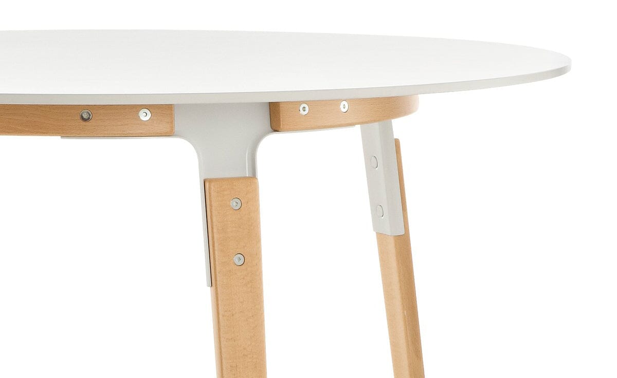 Steelwood Round Table Dining Tables Magis