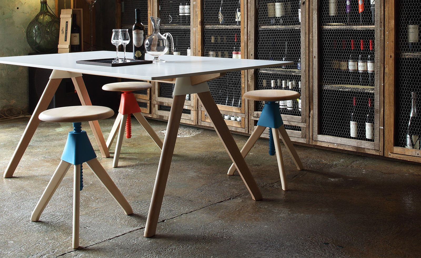 Tom & Jerry Stool bar seating Magis