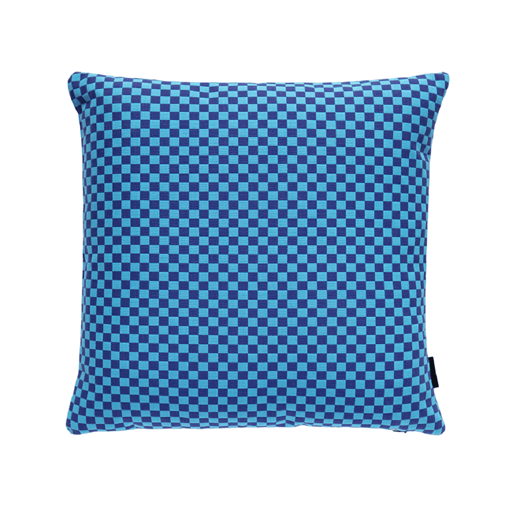 Checker Pillow (Set of 2) Pillows Maharam Ultramarine/Turquoise
