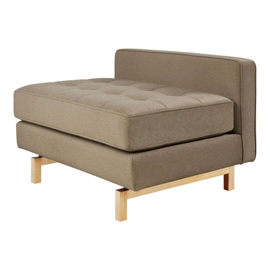 Jane 2 Lounge lounge chair Gus Modern Merino Mocha Natural Ash