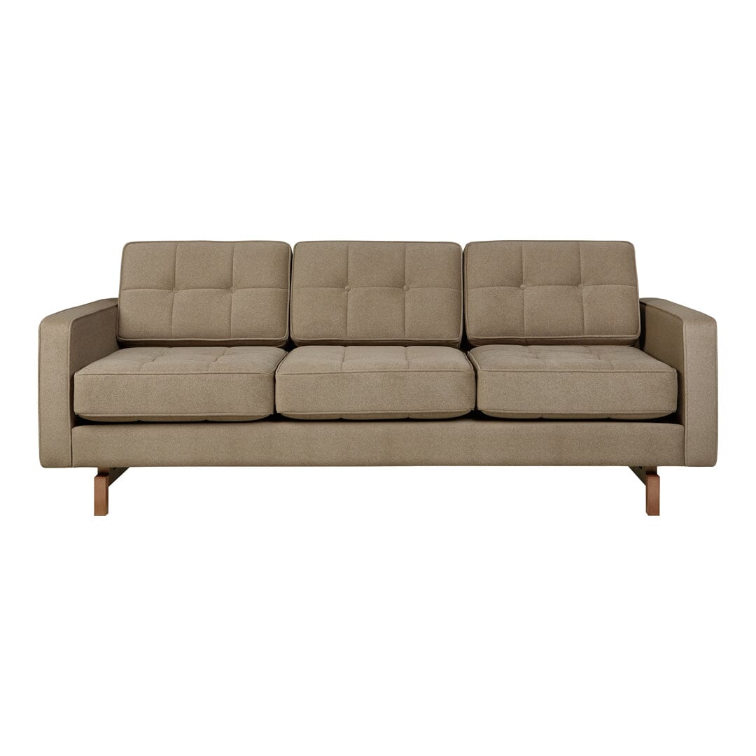 Jane 2 Sofa Sofa Gus Modern Merino Mocha Walnut