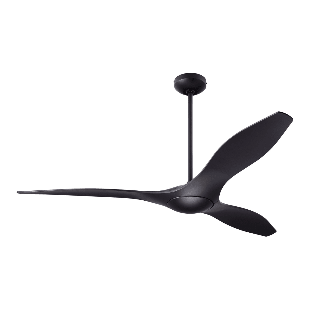 IC/Brisa DC | 56″ Ceiling Fans Modern Fan Co Matte Black No Light Wall Control