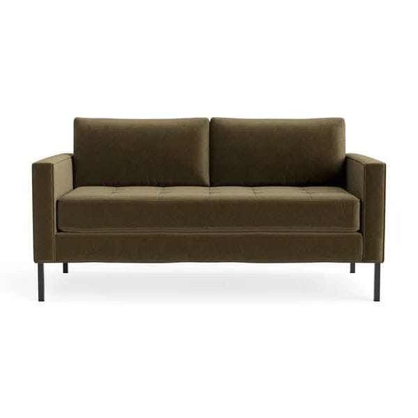 Paramount 66" Sofa Sofa BluDot Moss Velvet Metal