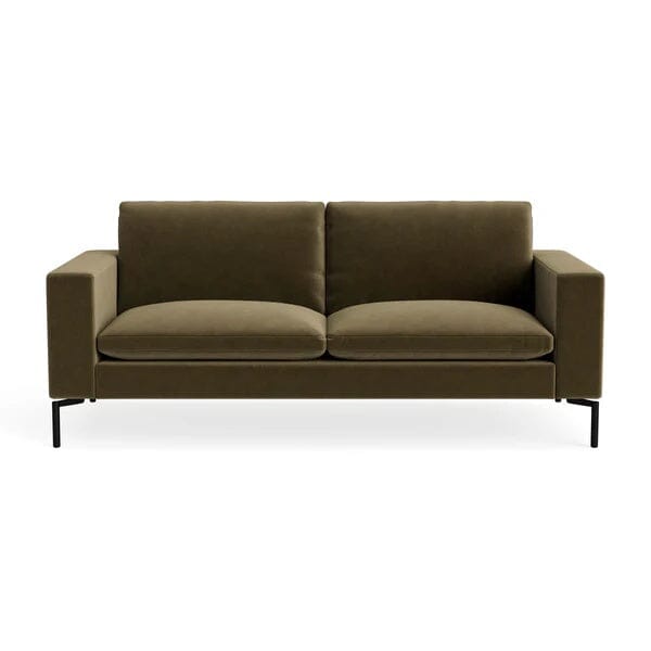 New Standard 78" Sofa Sofa BluDot Moss Velvet - Black Legs