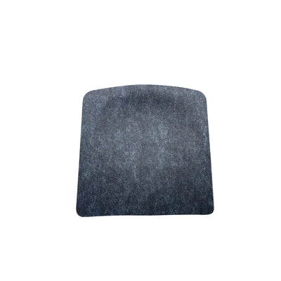 Emeco Hudson Swivel Arm Chair Side/Dining Emeco Hand Brushed Medium Grey Felt +$115