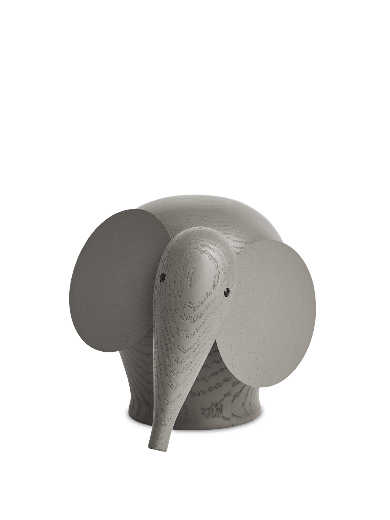 Nunu Elephant Sculptures Decor Woud Taupe Mini - 4 pcs./box