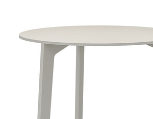 Outdoor Side Table Side/Dining Bensen Polaris Top in Gray Sand Gray CA Modern Home