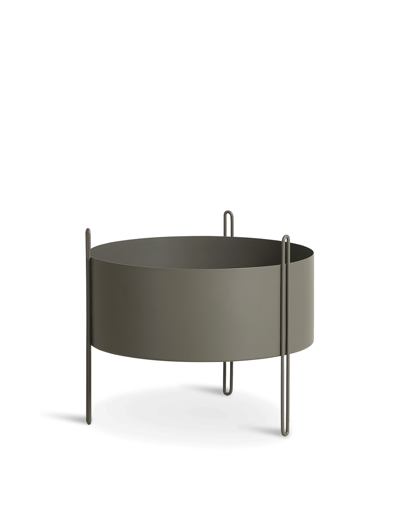 Pidestall Planter Vases Woud Taupe Medium