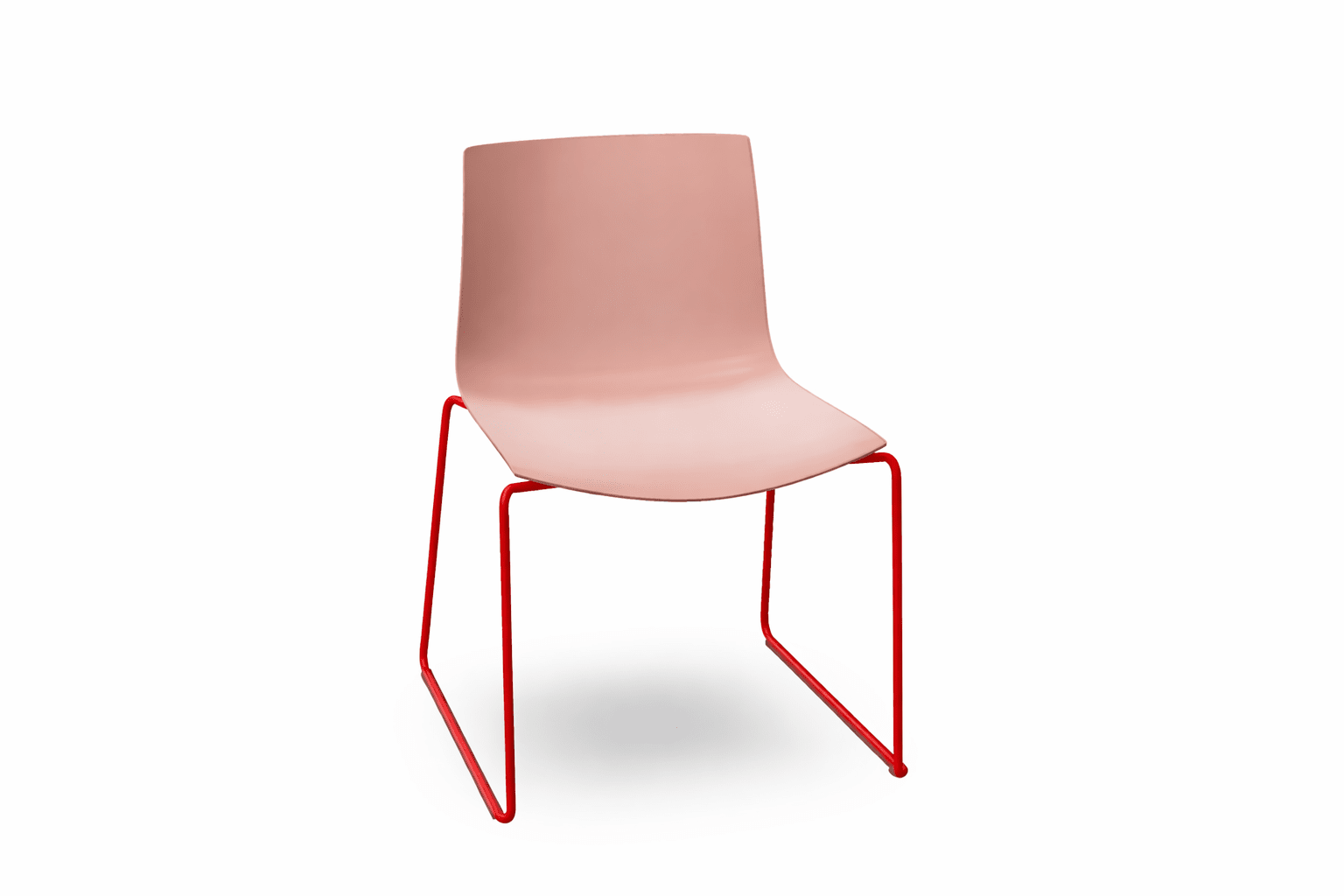 Catifa 46 Polypropylene Sled Base Chair Side/Dining Arper